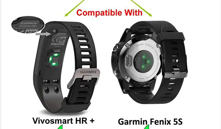 hot 2-10pcs Rubber Watch Strap Band Keeper Loop Security Holder Retainer Ring For Garmin Fenix 6X 6X 6 Pro 5X 5S 5 5 Plus 3 HR