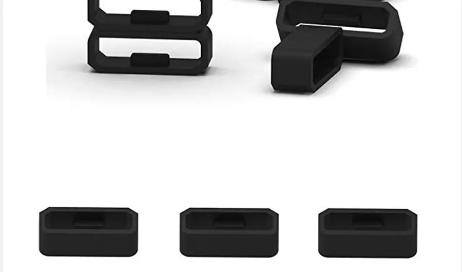hot 2-10pcs Rubber Watch Strap Band Keeper Loop Security Holder Retainer Ring For Garmin Fenix 6X 6X 6 Pro 5X 5S 5 5 Plus 3 HR
