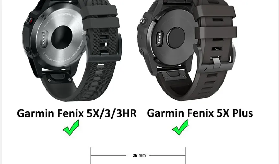 hot 2-10pcs Rubber Watch Strap Band Keeper Loop Security Holder Retainer Ring For Garmin Fenix 6X 6X 6 Pro 5X 5S 5 5 Plus 3 HR