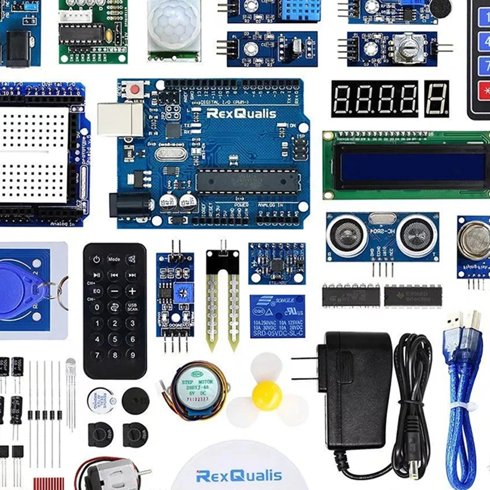 Most Complete Starter Kit for Arduino un0 R3 STEM Projects with Servo Most Complete Electrnoics Starter Kit LEDs for Arduino IDE