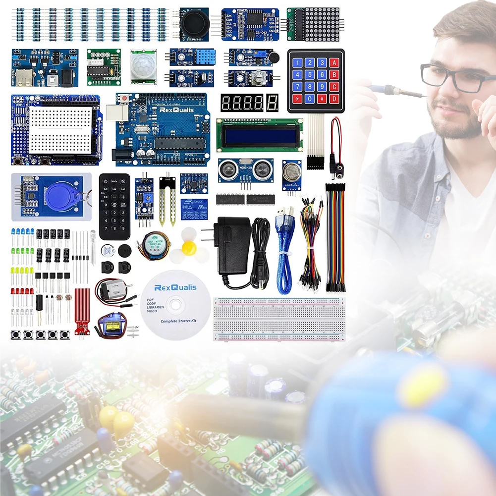 Most Complete Starter Kit for Arduino un0 R3 STEM Projects with Servo Most Complete Electrnoics Starter Kit LEDs for Arduino IDE