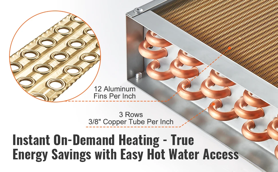 SucceBuy Heat Exchanger Water to Air 18"x 20" for Outdoor Wood Furnaces Residential Heating and Cooling and Forced Air Heating