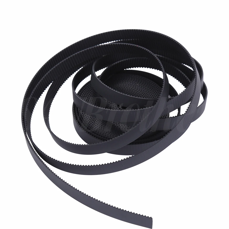5m/10m//20m/50m/lot GT2-6mm / 10mm open timing belt GT2 belt Rubber Aramid Fiber cut to length for 3D printer wholesale