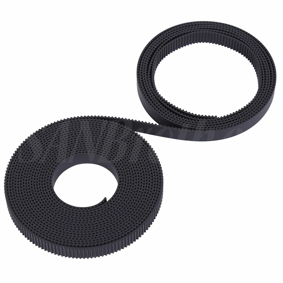 5m/10m//20m/50m/lot GT2-6mm / 10mm open timing belt GT2 belt Rubber Aramid Fiber cut to length for 3D printer wholesale