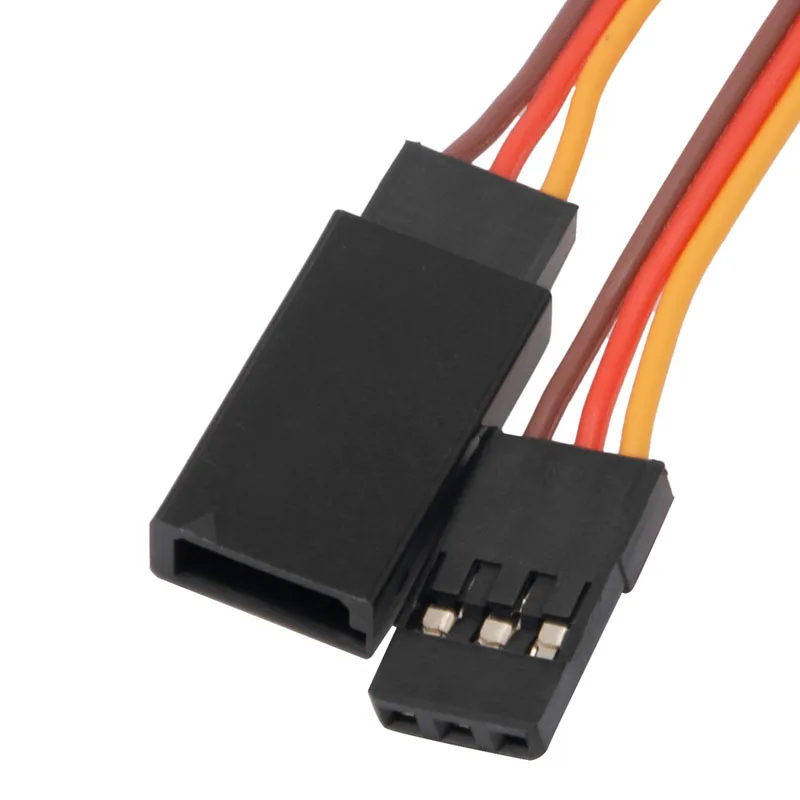 10Pcs 150/200/300/500mm Servo Extension Lead Wire Cable For RC Futaba JR Male to Female 30cm JUL27_32