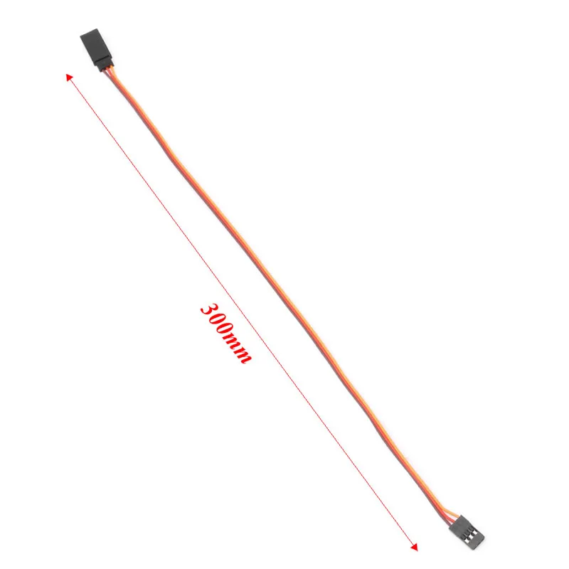 10Pcs 150/200/300/500mm Servo Extension Lead Wire Cable For RC Futaba JR Male to Female 30cm JUL27_32