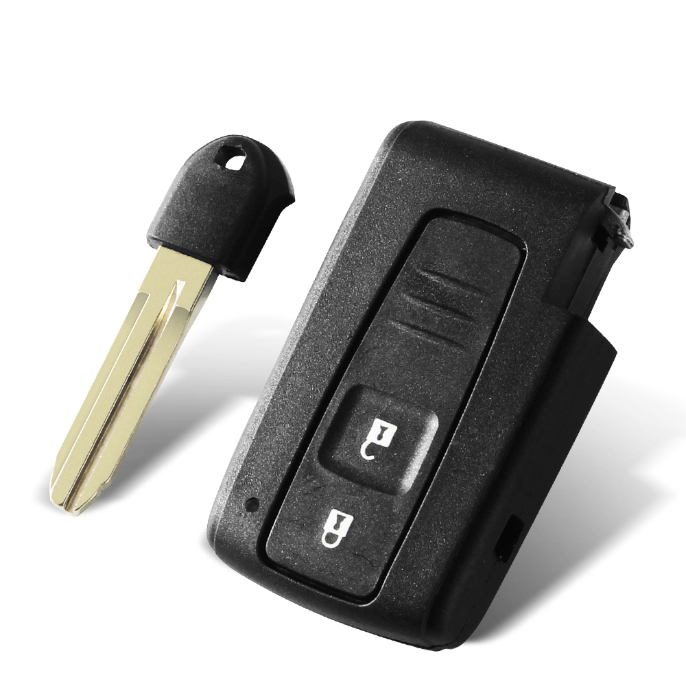 KEYYOU 2 BUTTON Car REMOTE KEY CASE Shell FOR TOYOTA PRIUS COROLLA VERSO Fob With TOY43 BLADE Replacement