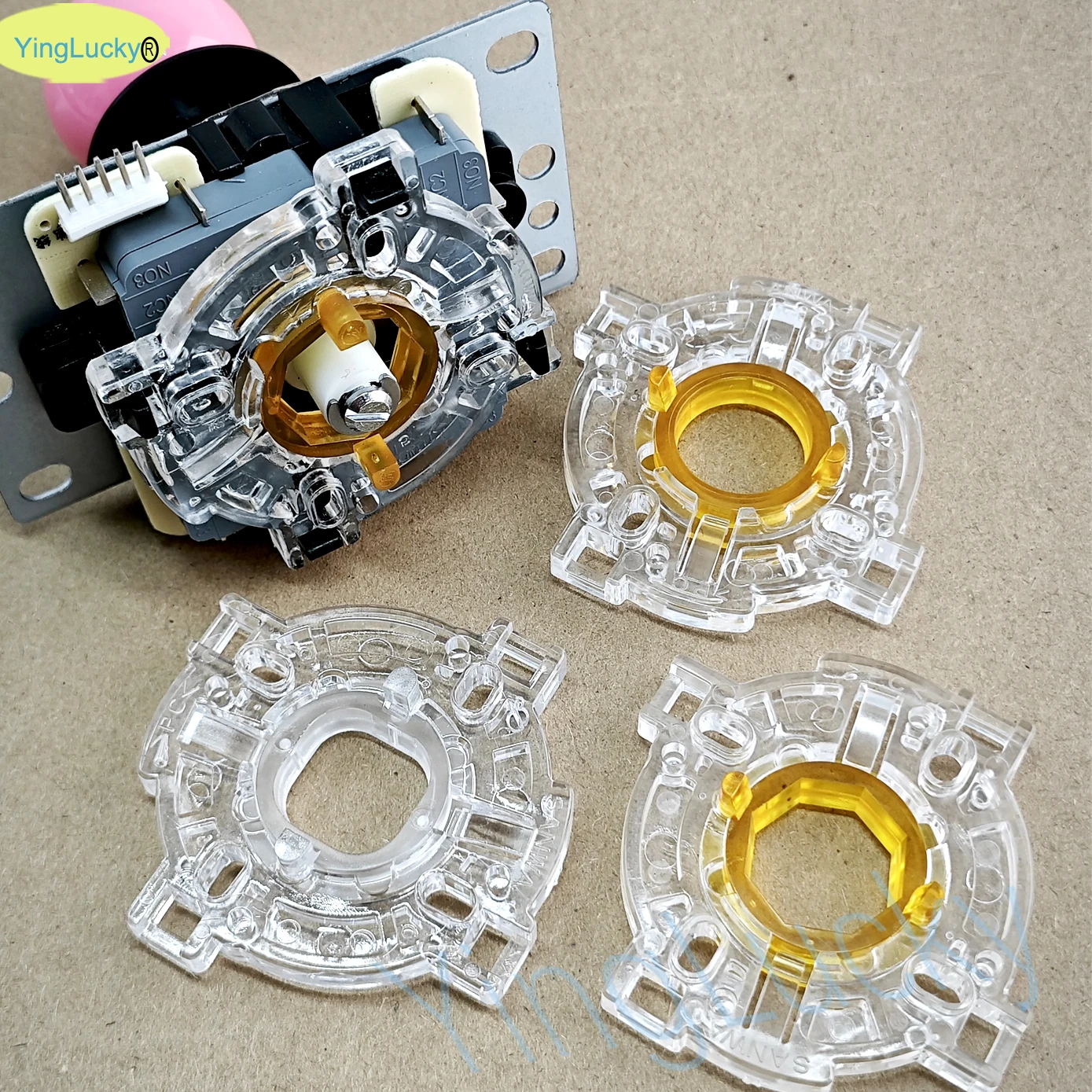 1pcs New Genuine Original Sanwa GT-Y Octagonal Gate Fit Sanwa JLF Joystick 8-Way Gate for Arcade Joystick Parts
