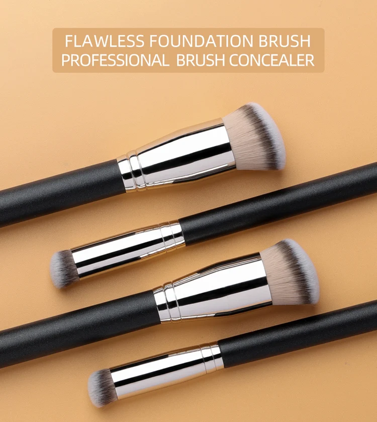 OVW Cosmetic 2/6 pcs Makeup Eye Shadow Brush Set Goat Hair Tool Ultra Soft Make Up Tapered Blender Diffuse Kit Cut Crease Brush