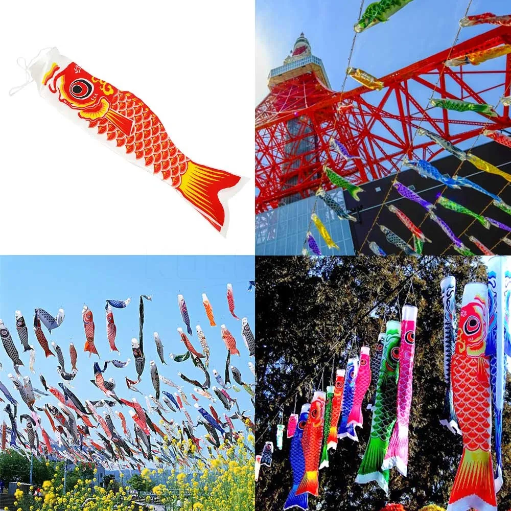Hot Colorful Japanese Style Windsock Carp Wind Sock Flag Mini Koinobori Gifts Fish Wind Streamer Home