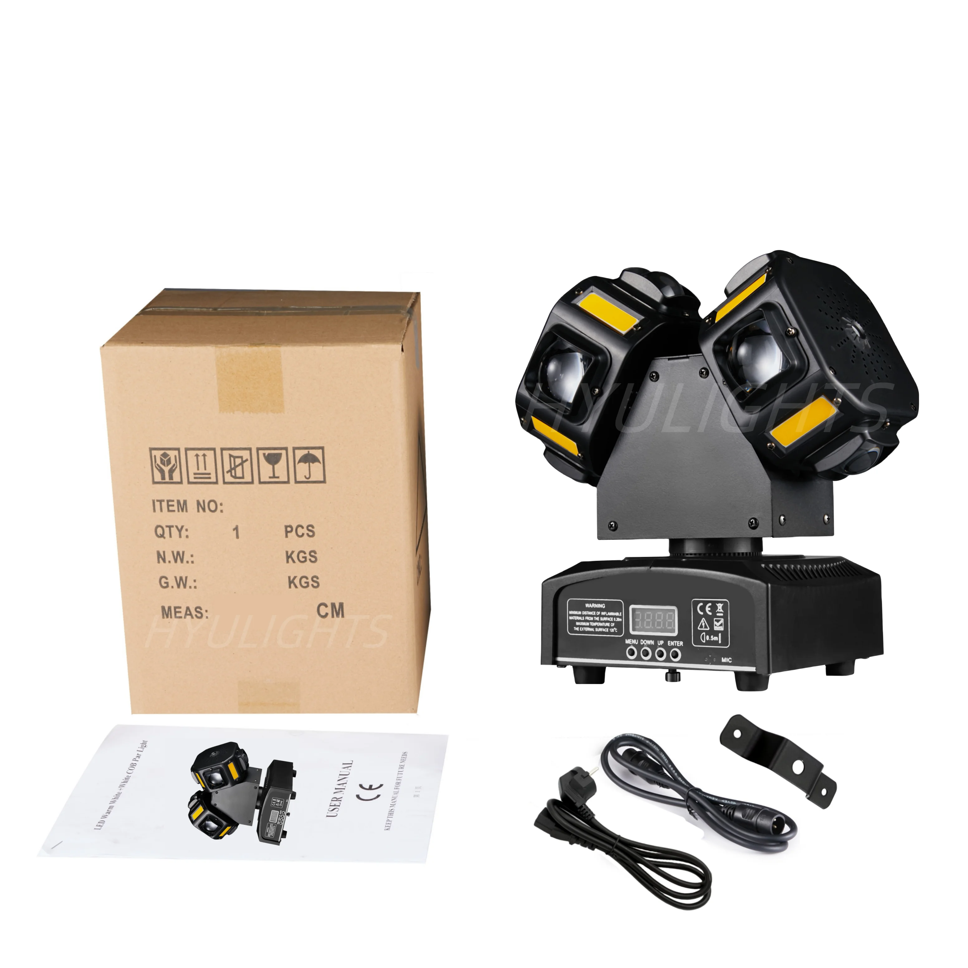 150W Double Head LED Beam&Strobe&Laser 3in1 Moving Head 8x12W RGBW 8x5W Bright Golden Red Green Laser Star DJ Lights effect