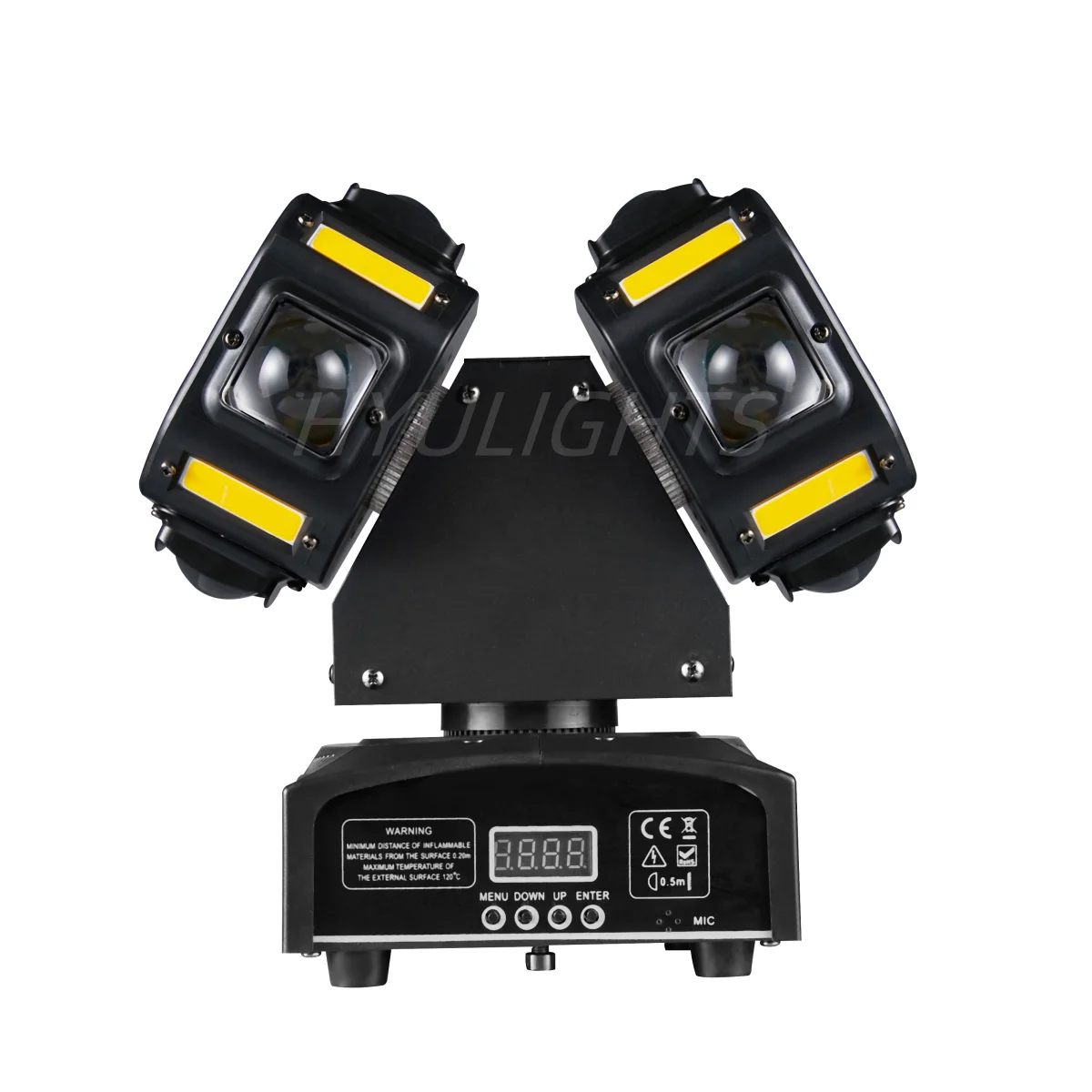 150W Double Head LED Beam&Strobe&Laser 3in1 Moving Head 8x12W RGBW 8x5W Bright Golden Red Green Laser Star DJ Lights effect