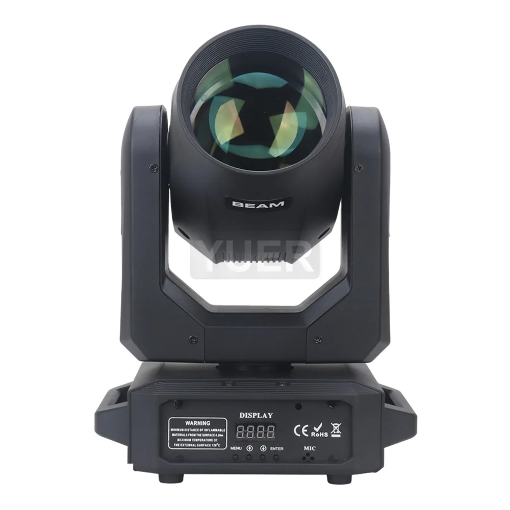 LED Moving Head Light 200W Beam+Spot+18 Rotating Prisms+Rainbow 12 Gobo 8 Color Effect Dj Dmx Stage Light Effect Light Disco Bar