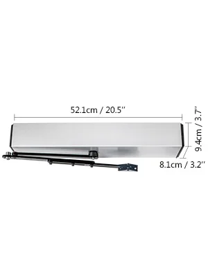 SucceBuy Automatic Door Opener Kit 120° Opening Hotel Office Door Operator 50W Auto Sliding Pocket Door Closer Swing Door Opener