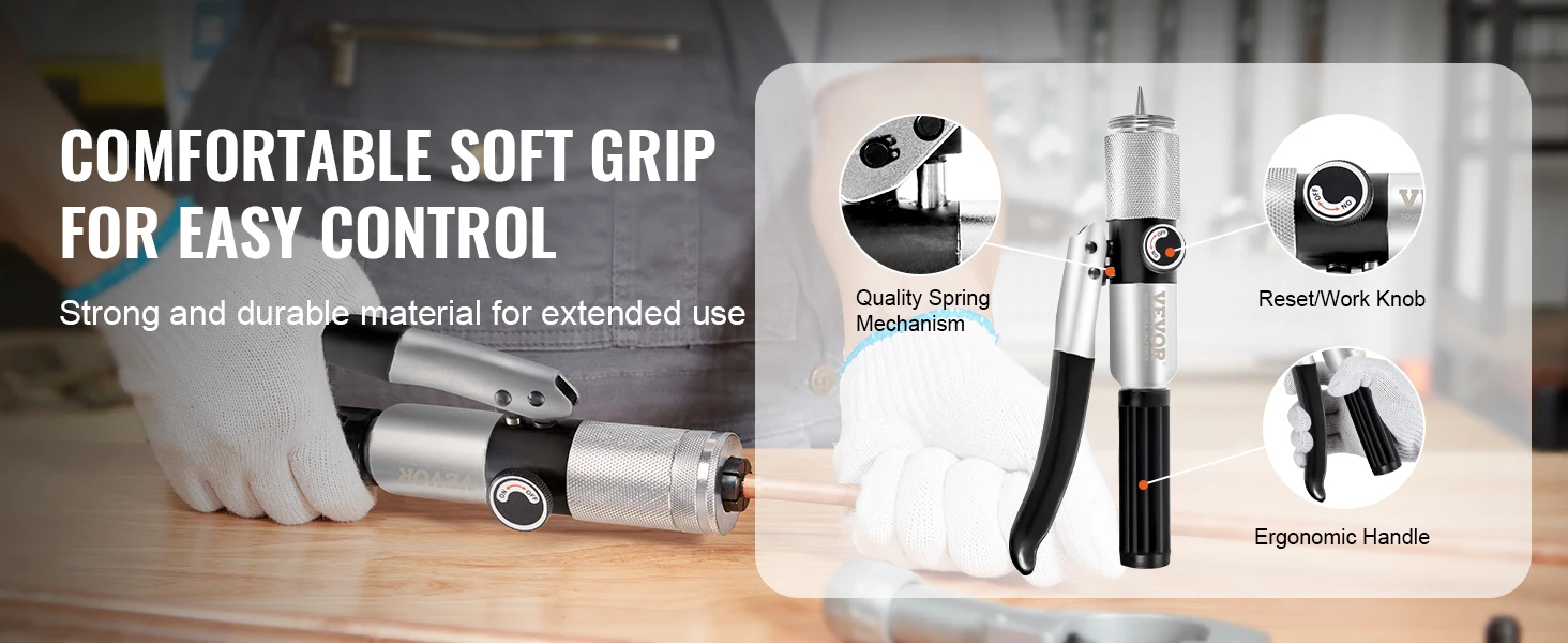SucceBuy Hydraulic Tube Expander w/ 7 Pipe Expander Heads Deburring Tool Pipe Cutter for Copper Aluminum Brass Soft Steel Pipes