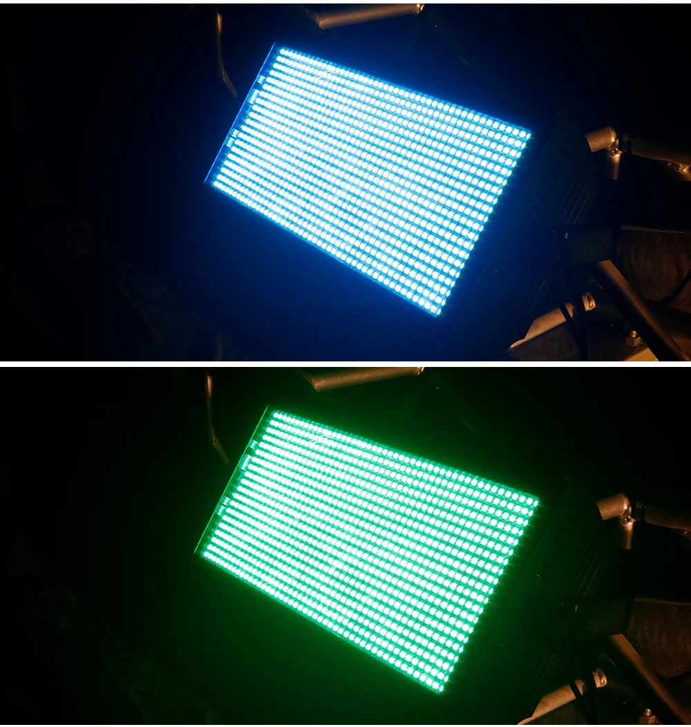 SHEHDS 2/4Pcs LED 200W RGB Marquee Strobe Light 960 SMD 5050 RGB LED For DJ Disco Wedding Nightclub