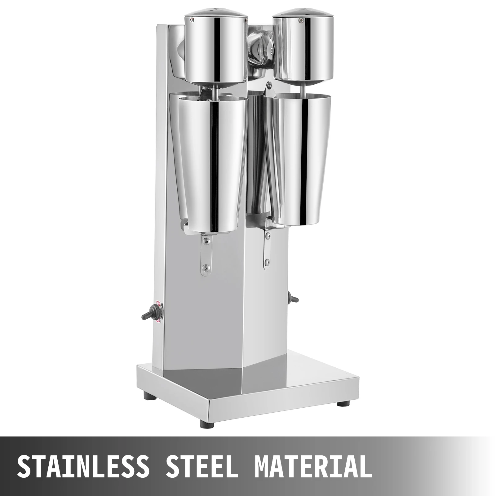 SucceBuy Milk Shake Machine 800ML Commercial Auto Double Cups Milkshaker Stainless Steel Shaking Maker Bubble Boba Drink Mixer