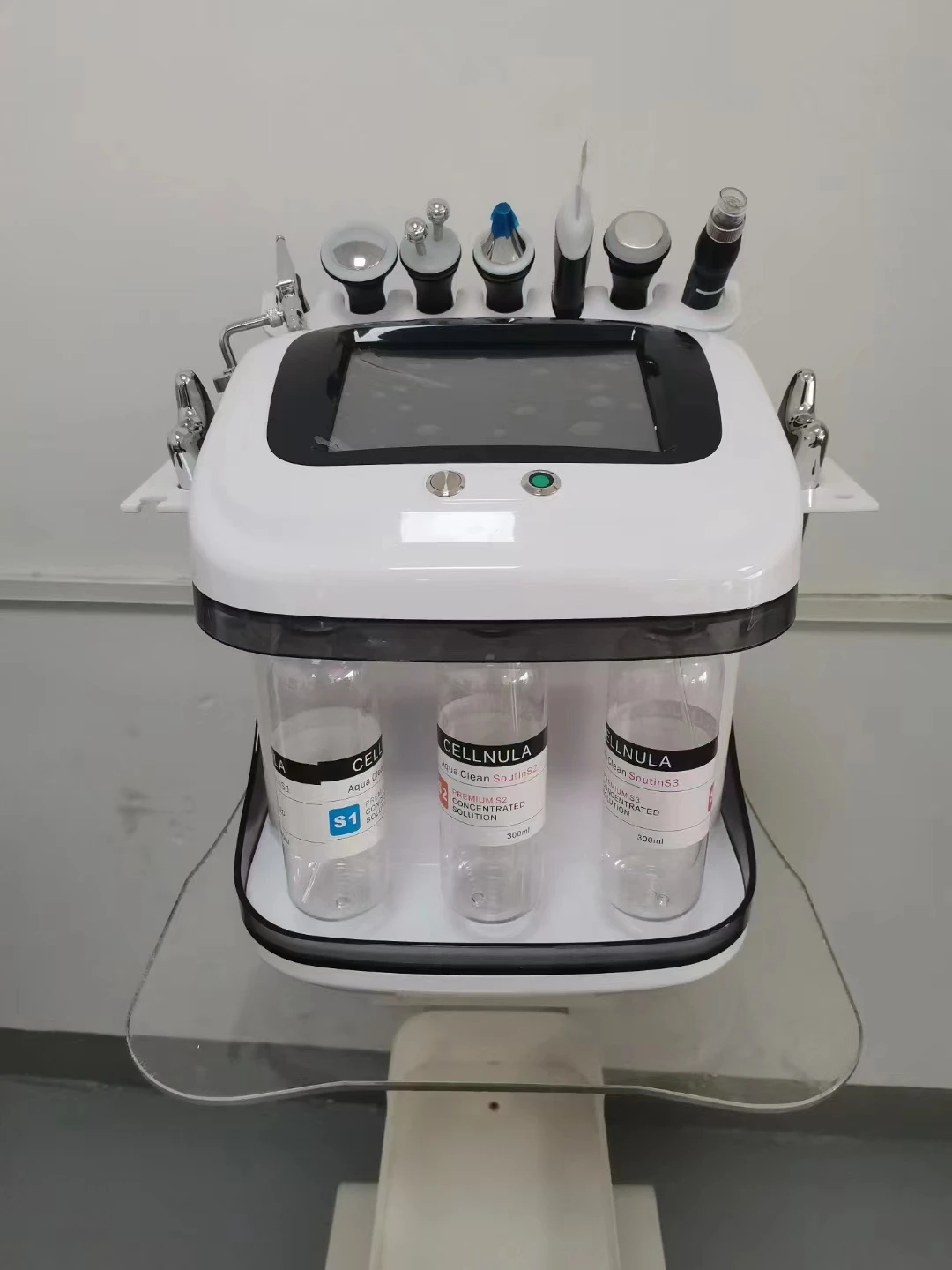 The New 10 In 1 Aqua Peeling Lift Skin Bubble Moisturizer Oxygen Machine Skin Care Cleansing Facial Dermabrasion Equipment