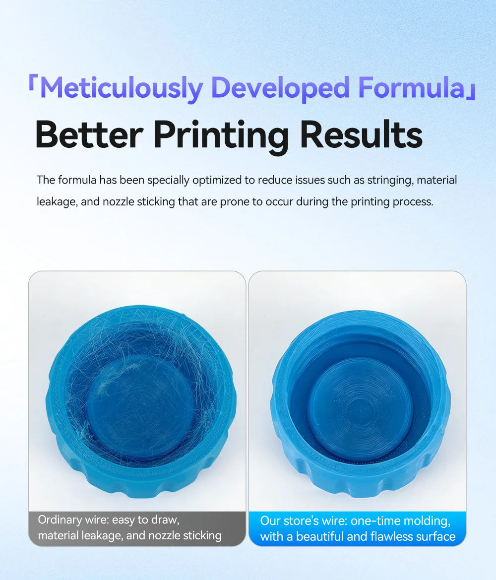 KINGROON Flexible TPU Filament 1.75mm, 5KG 10KG 3D Printing TPU Filament For 3D Printer, Soft 3D Plastic Material Non-Toxic