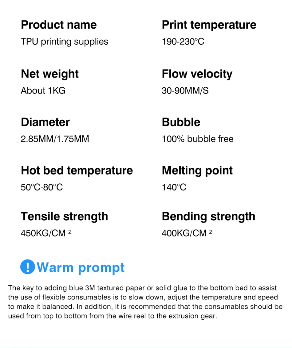 KINGROON Flexible TPU Filament 1.75mm, 5KG 10KG 3D Printing TPU Filament For 3D Printer, Soft 3D Plastic Material Non-Toxic