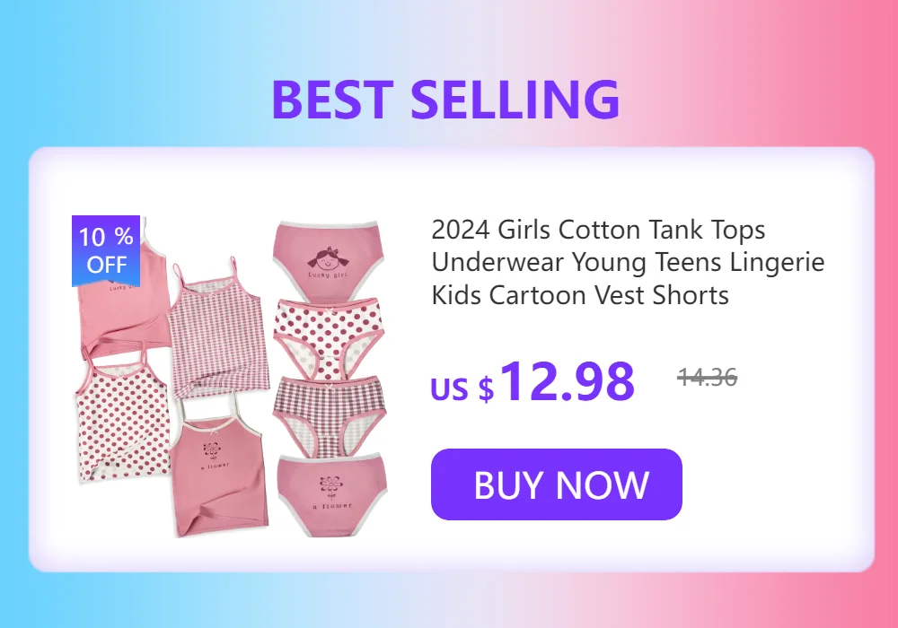 Girls Safety Panties Kids Cotton Children Underwear Children's Briefs Cartoon Beach Short Solid Color For 2-11 Years Old 2/6pcs