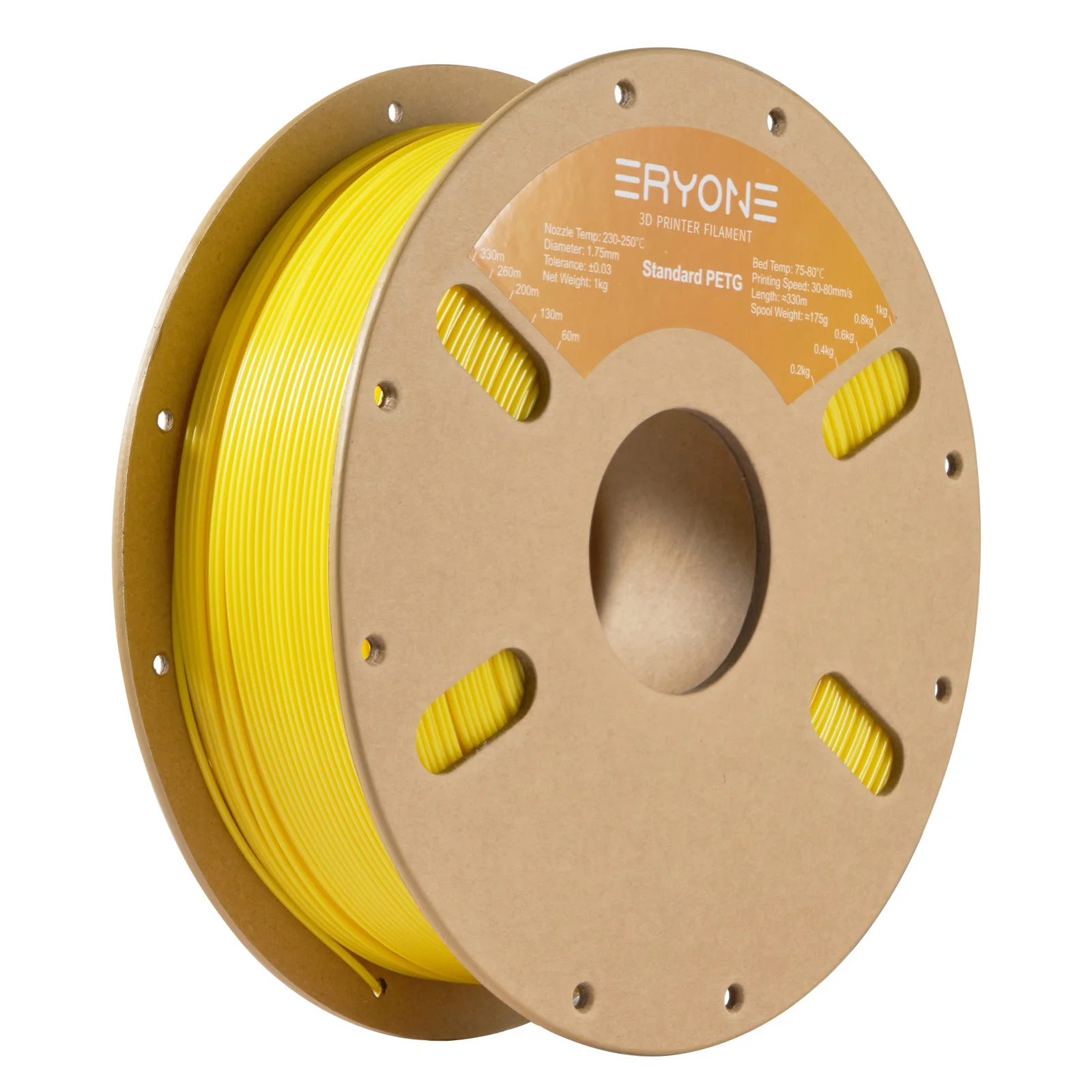 ERYONE 1KG PETG Filament 1.75mm, Big Sale 3D Printer Strong Filament Easy Print Multiple Colours Available