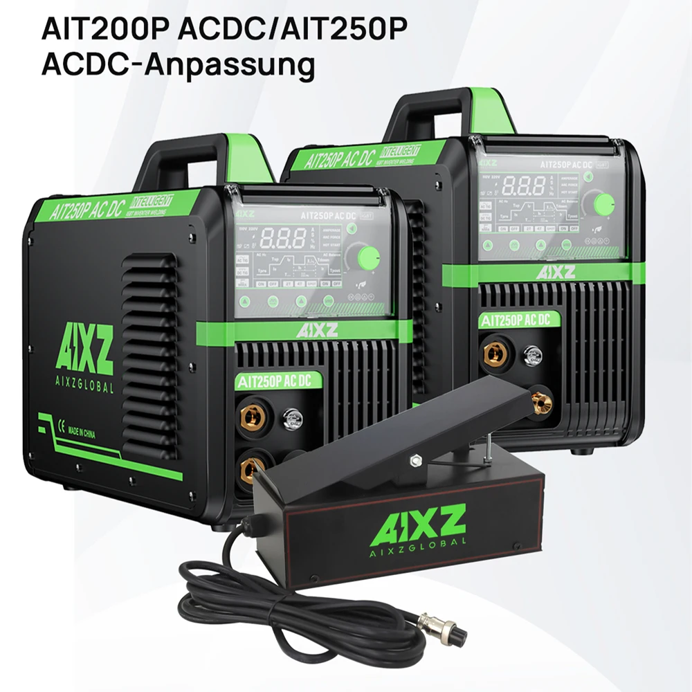 AIXZ TIG Welding Foot Pedal Amp Control Pedal for AIT200P/AIT250P AC DC Welder Machines Five-core Plug 3M Control Cable