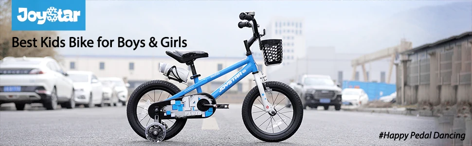 JOYSTAR Children's Bicycle for Boys Girls Age 3-12 Years, Kids' Bicycles with Light Up Training Wheels, Multiple Colors