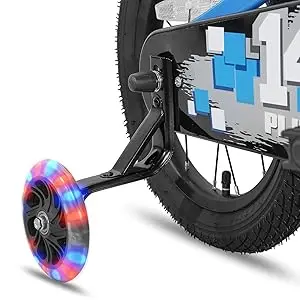 JOYSTAR Children's Bicycle for Boys Girls Age 3-12 Years, Kids' Bicycles with Light Up Training Wheels, Multiple Colors
