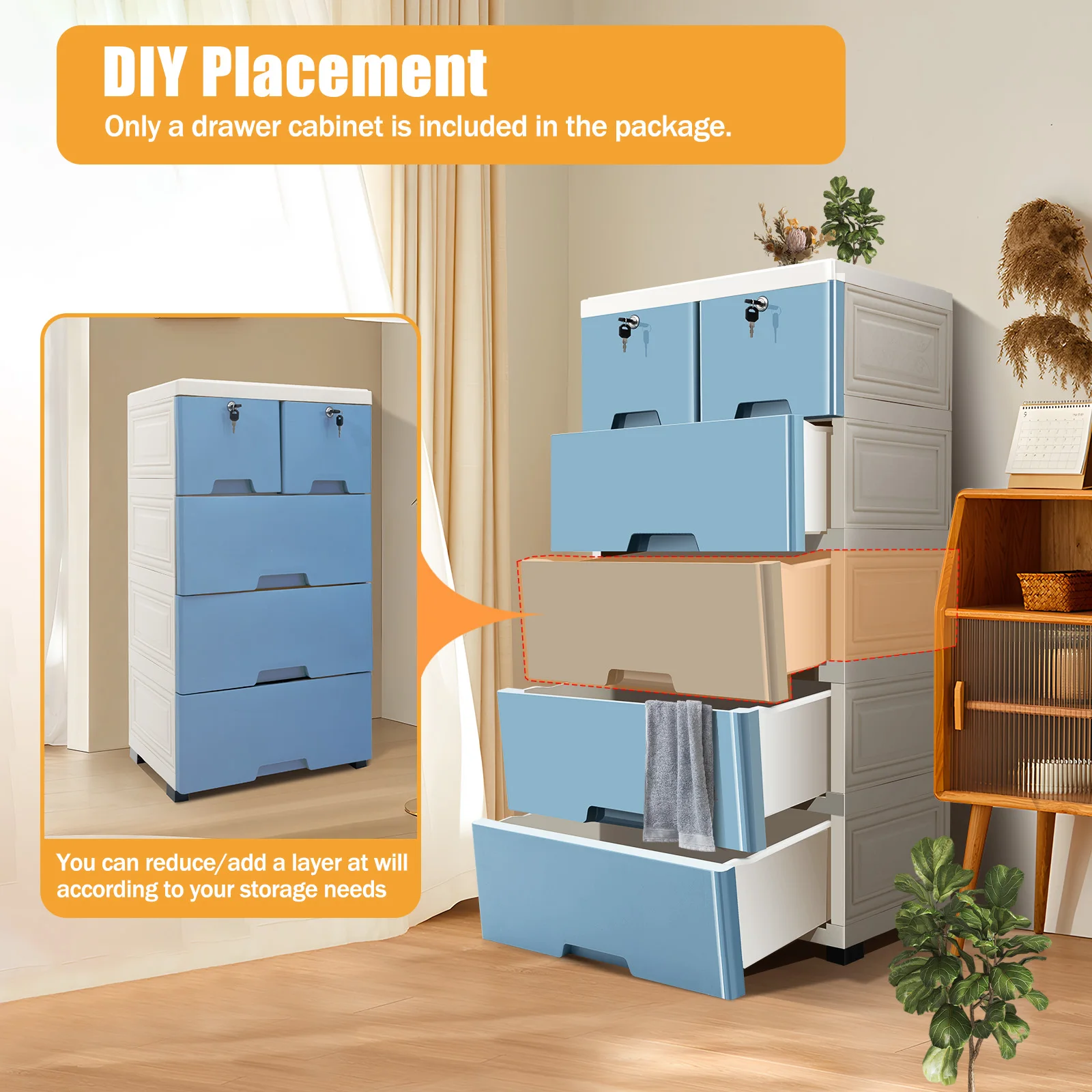 Drawer Plastic Bookshelf Storage Living Room Cabinets Filing Toy Display Cabinet Bedroom Closet Furniture