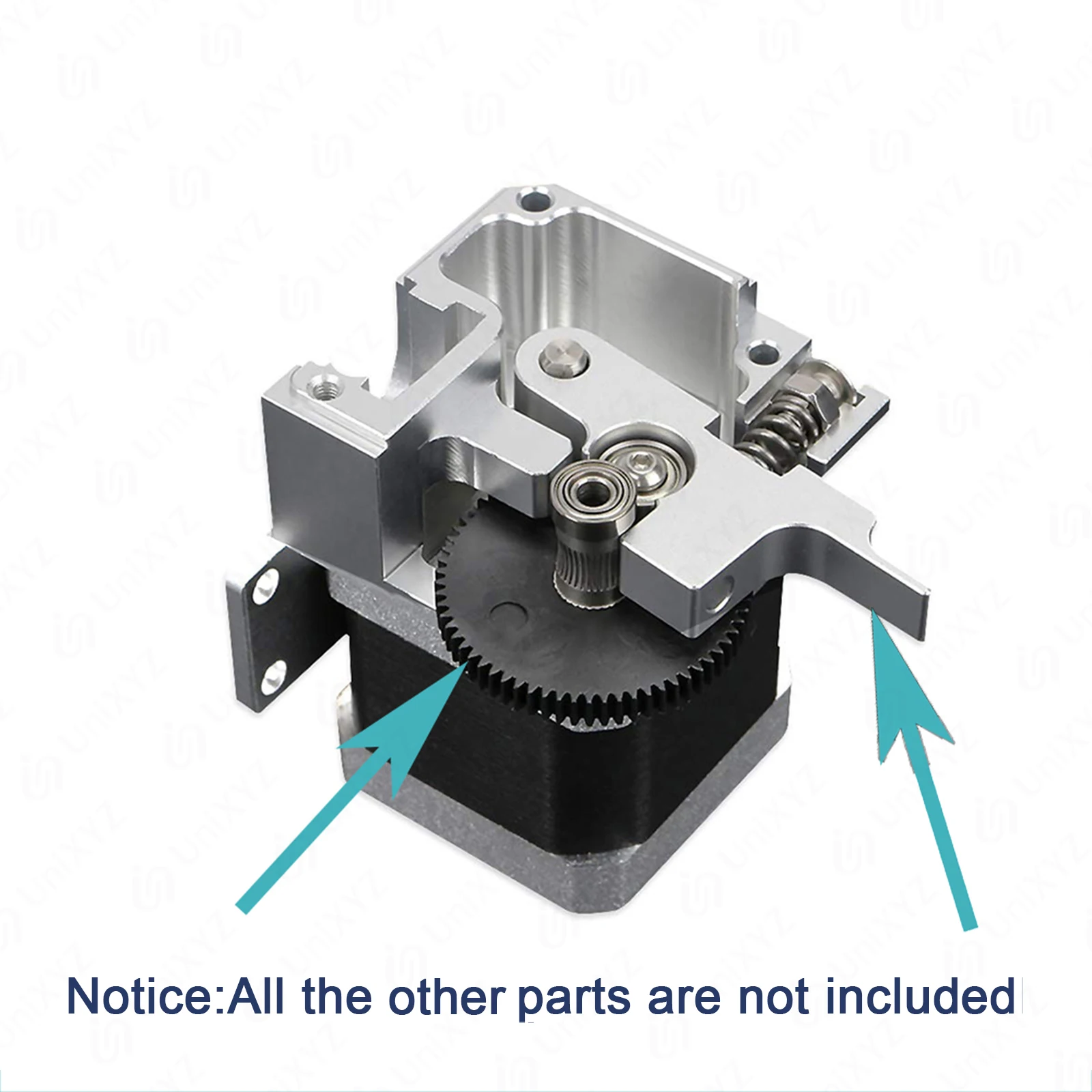 Upgraded 1.75mm Metal Extruder Level Gear For Artillery Genius Sidewinder X1 X2 Hornet Titan Aero Extruder Idler Arm and Gear