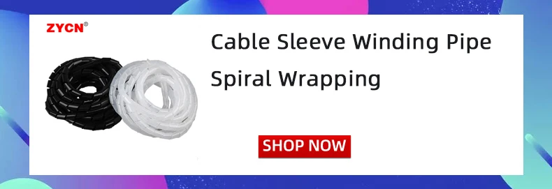 2Meters Spiral Cable Protector Line Organizer Tube Motorcycle Wire Protect Sleeve Flame Retardant Anti-Bite Cover Charger Cable