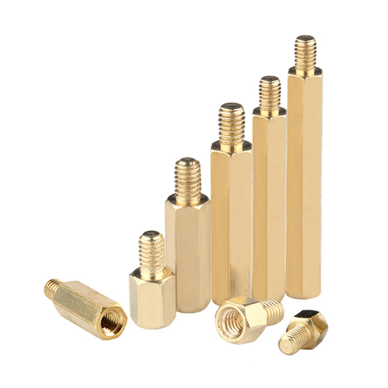 Thread M3 Circuit Boards Spacer Hex Brass Standoff Screw Pillar Fixed PCB Computer PC Motherboard Female Male Standoff Spacer