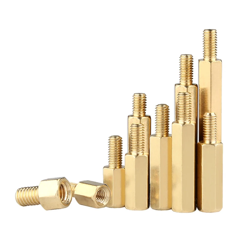Thread M3 Circuit Boards Spacer Hex Brass Standoff Screw Pillar Fixed PCB Computer PC Motherboard Female Male Standoff Spacer