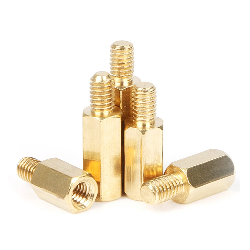 Thread M3 Circuit Boards Spacer Hex Brass Standoff Screw Pillar Fixed PCB Computer PC Motherboard Female Male Standoff Spacer