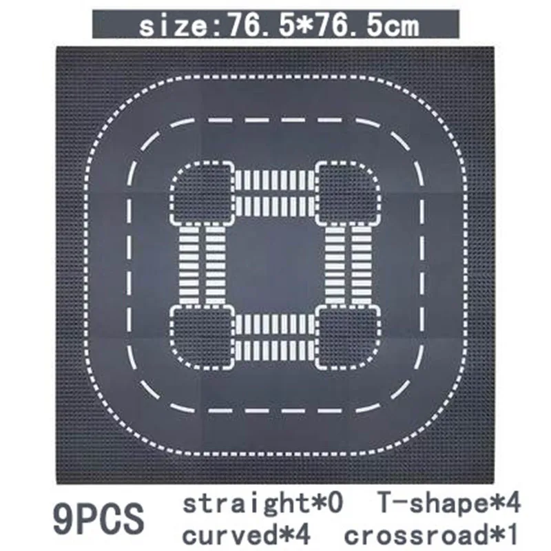 32*32 50*50 Dots Classic Base Plates Blocks DIY Small Size City Road Bricks Baseplates Construction Building Toys For Kids Gifts
