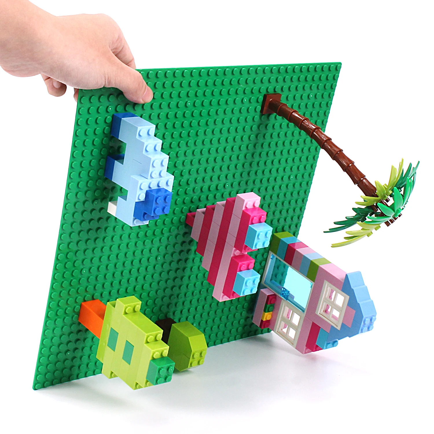 32*32 50*50 Dots Classic Base Plates Blocks DIY Small Size City Road Bricks Baseplates Construction Building Toys For Kids Gifts