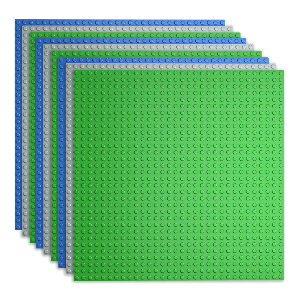 32*32 50*50 Dots Classic Base Plates Blocks DIY Small Size City Road Bricks Baseplates Construction Building Toys For Kids Gifts