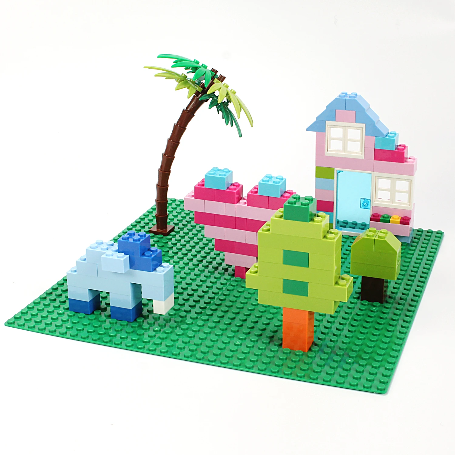 32*32 50*50 Dots Classic Base Plates Blocks DIY Small Size City Road Bricks Baseplates Construction Building Toys For Kids Gifts