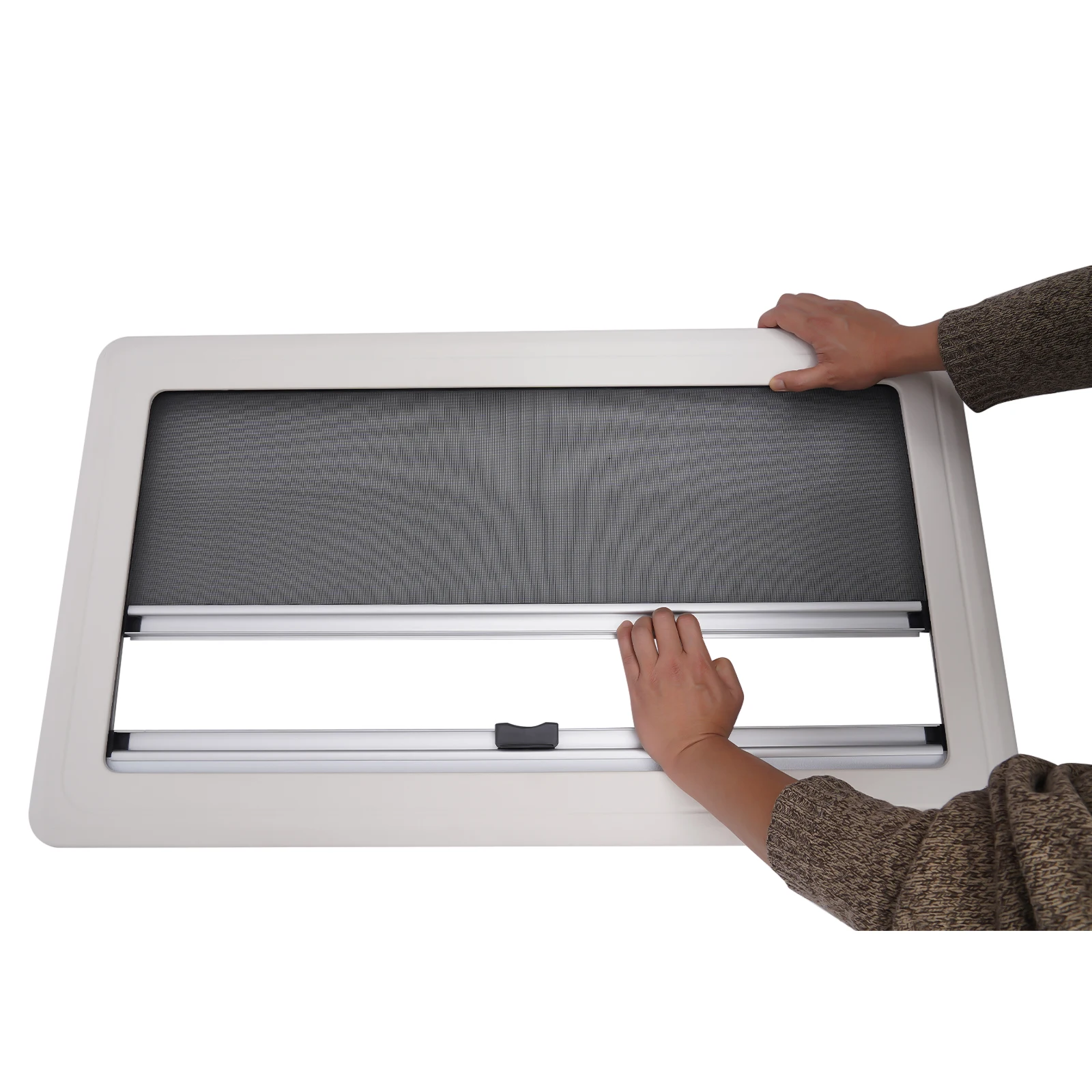 900*500MM/450x500MM Aluminum RV Hinged Push Out Window Caravan Accessories for Camper and Trailer