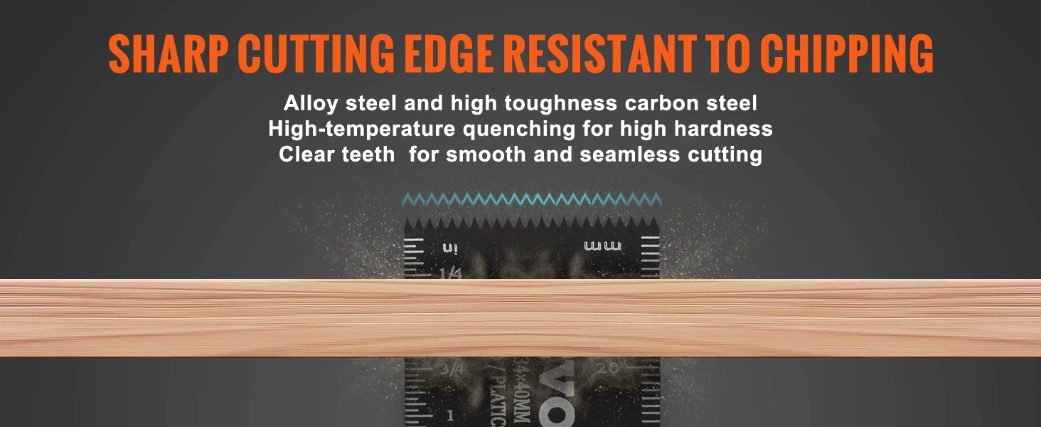 SucceBuy 50PCS Oscillating Saw Blades Universal Release Dewalt Multitool Blades for Wood Cutting Plastic Renovator Power Tool