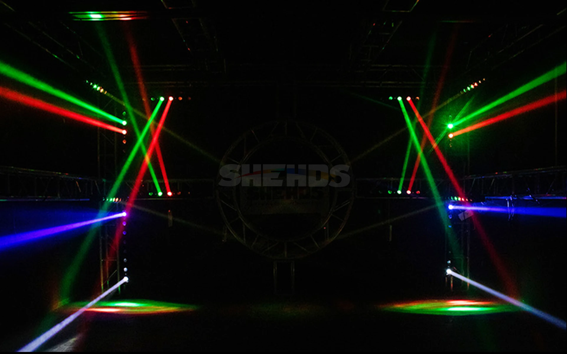 SHEHDS Beam 8x12W RGBW Moving Head Light DMX512 DJ Controller Disco Wedding Party Church Stage Equipment