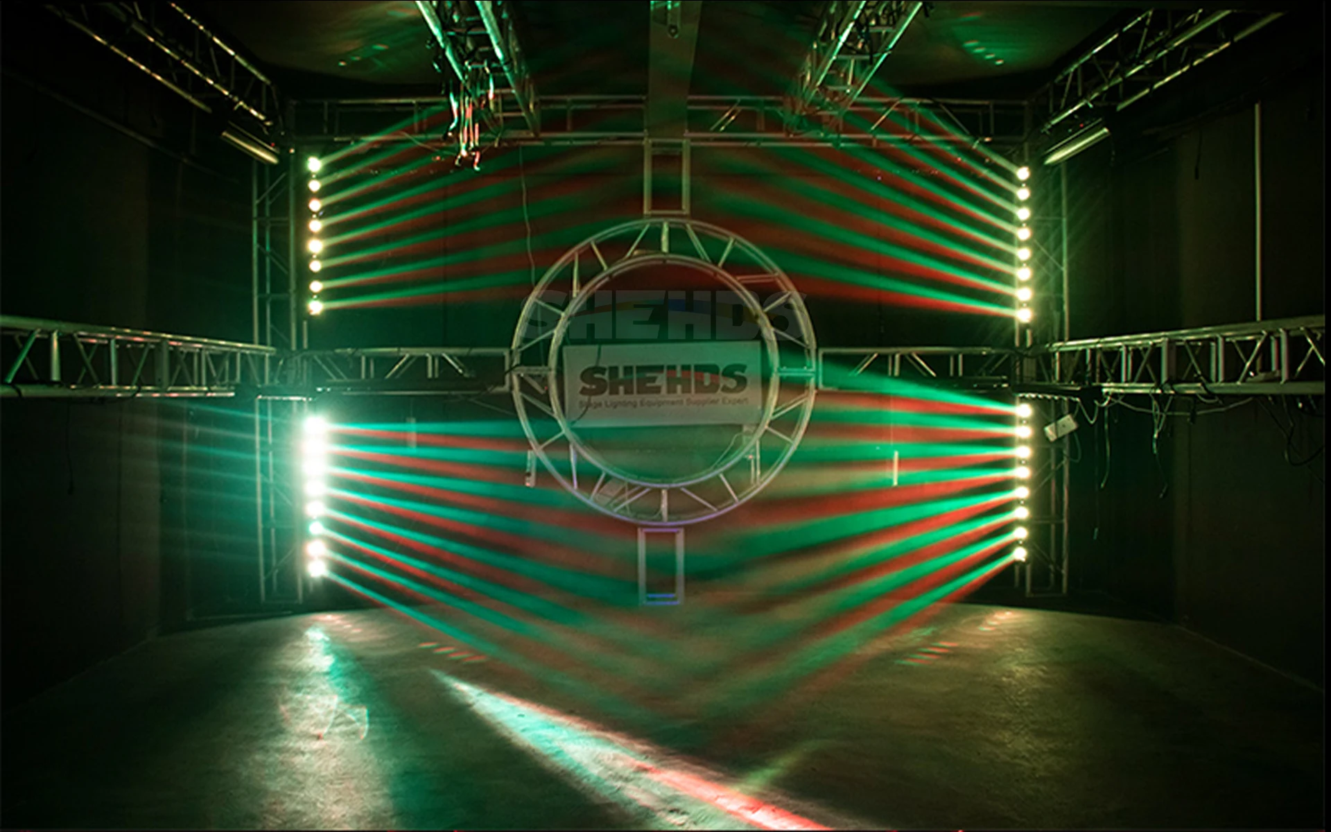 SHEHDS Beam 8x12W RGBW Moving Head Light DMX512 DJ Controller Disco Wedding Party Church Stage Equipment
