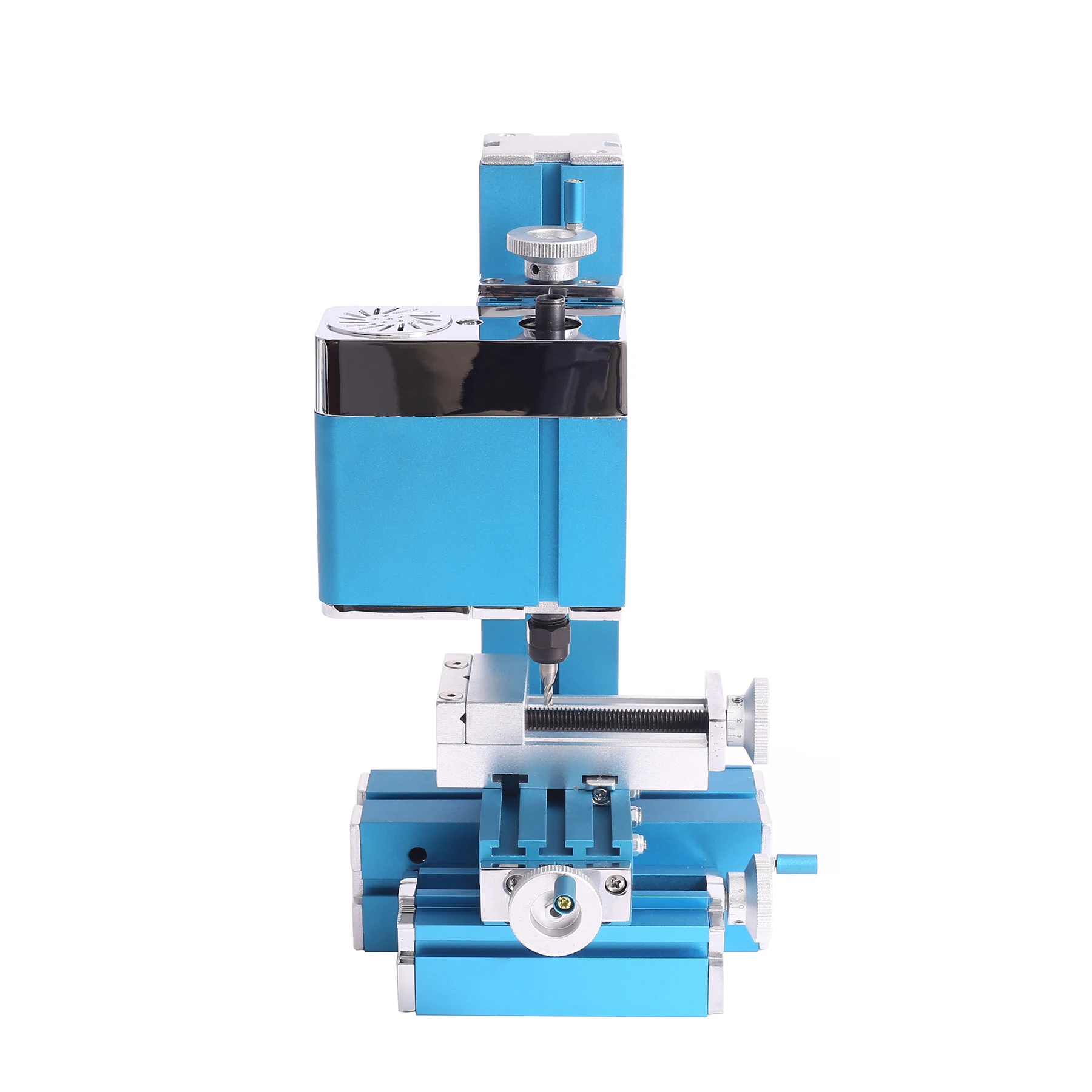 36W Mini Metal Milling Machine Motorized Metalworking DIY Tool Benchtop Woodworking for Hobby Science Education Modelmaking