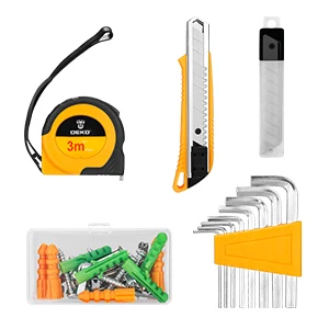 DEKO 126Pcs Power Tool Combo Kits with 8V Cordless Drill,10MM 3/8'' Keyless Chuck,Professional Home Household DIY Hand Tool Kits