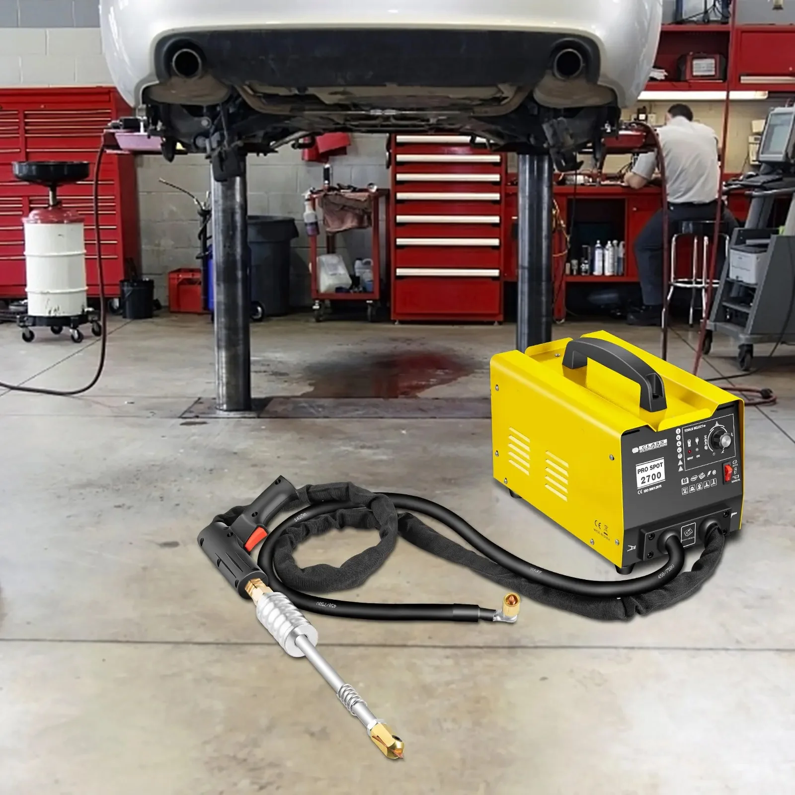 Spot Welder|Sihao Spot Welder 2KW 0.6-1.2mm Welding Spot Dent Puller Spot Welder Guns Bonnet Roof Panel 3500A Dent Repair Machine Stud Dent