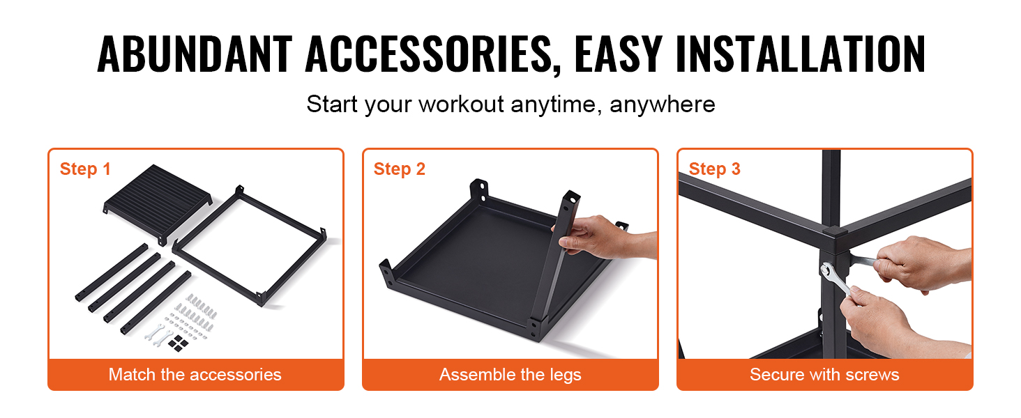 SucceBuy 12/18/24Inch Plyometric Jump Boxes Plyo Box Platform and Jumping Agility Box Anti-Slip Fitness Exercise Step Up Box Set