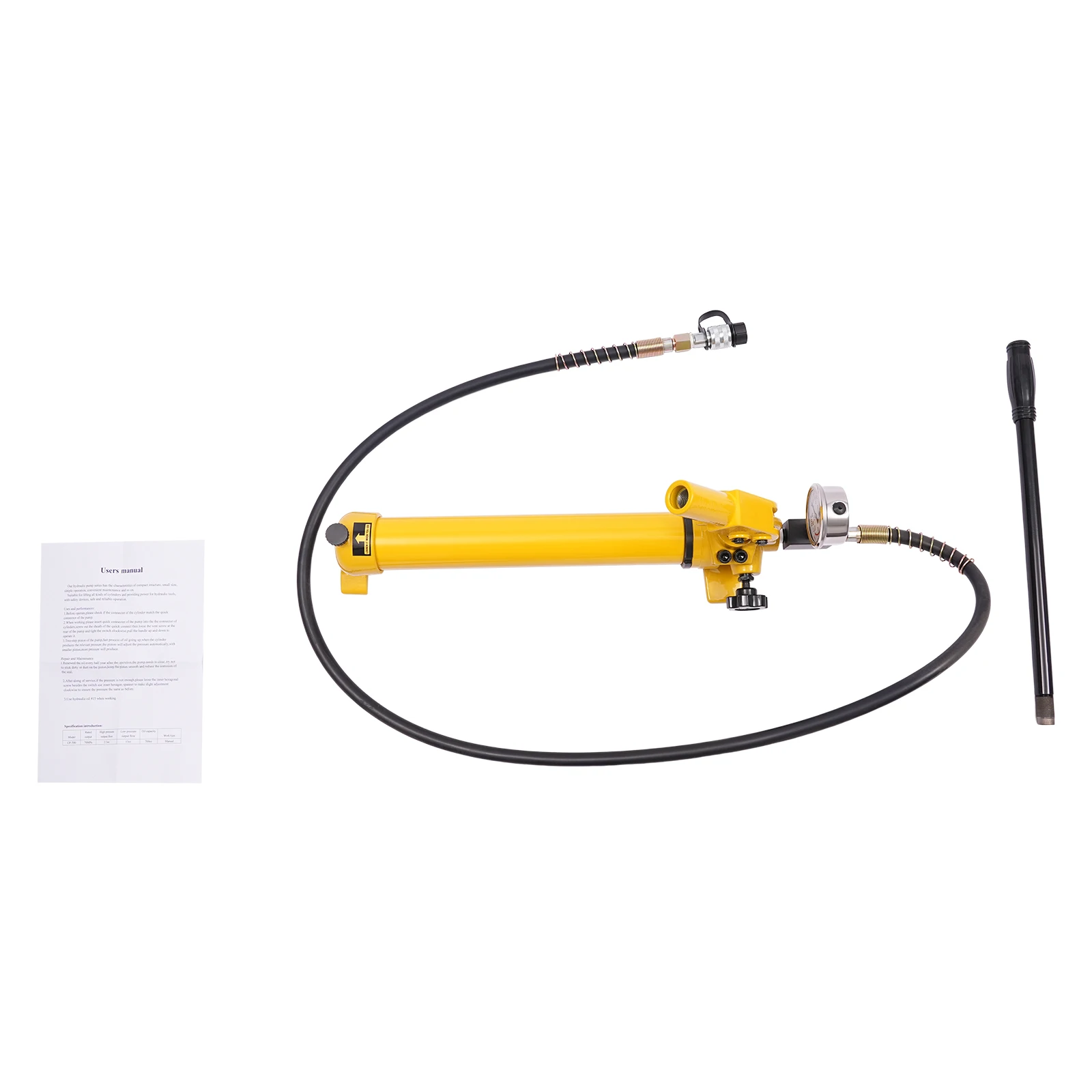 CP-700 Manual Hydraulic Pump with Pressure Guage Maximum Output Pressure 700bar Easy to Use