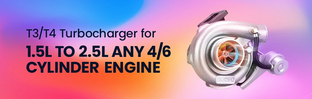 GT30 Turbo T3 T04E V-band Universal Turbo Turbocharger Upgrade Turbo.63 A/R for 1.5L-2.5L Engines