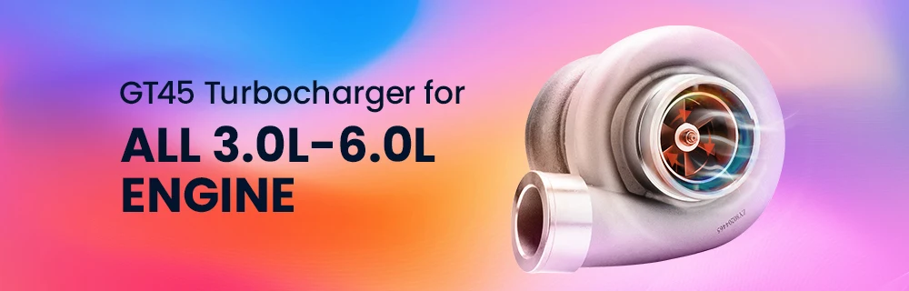 GT30 Turbo T3 T04E V-band Universal Turbo Turbocharger Upgrade Turbo.63 A/R for 1.5L-2.5L Engines